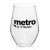 Custom 11 oz. ARC Concerto Stemless Wine Glasses - Clear