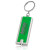 Custom Rectangle Light Keychains - Green