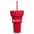 Custom Team 365 1L Recycled PP Stadium Tumbler with Snack Bowl - Sport Red