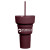 Custom Team 365 1L Recycled PP Stadium Tumbler with Snack Bowl - Sport Maroon  