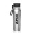 Custom 17 oz Vacuum Insulated Water Bottles with Carrying Strap - Black 