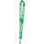 Custom 1 Inch Polyester Silkscreen Lanyard - Lime Green 
