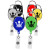 Custom Oval Carabiner Retractable Badge Reel - All Colors 