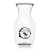Custom Reserv 12 oz.Plastic Disposable Wine Carafe With Lid - Clear