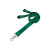 Custom 0.75" Polyester Lanyard with Safety Breakaway - Kelly Green 