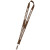 Custom 0.75" USA Made Dye Sublimation Lanyards - Brown 
