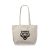 Custom Cotton Canvas Totes with Zipper Closure - Natural