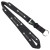 Custom 0.75" Lanyard with Detachable Buckle Release - Black