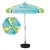 Custom The Vented Bistro Digital Patio Umbrella - Multicolor