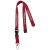 Custom 0.75" Lanyard with Buckle Release and Safety - Maroon 
