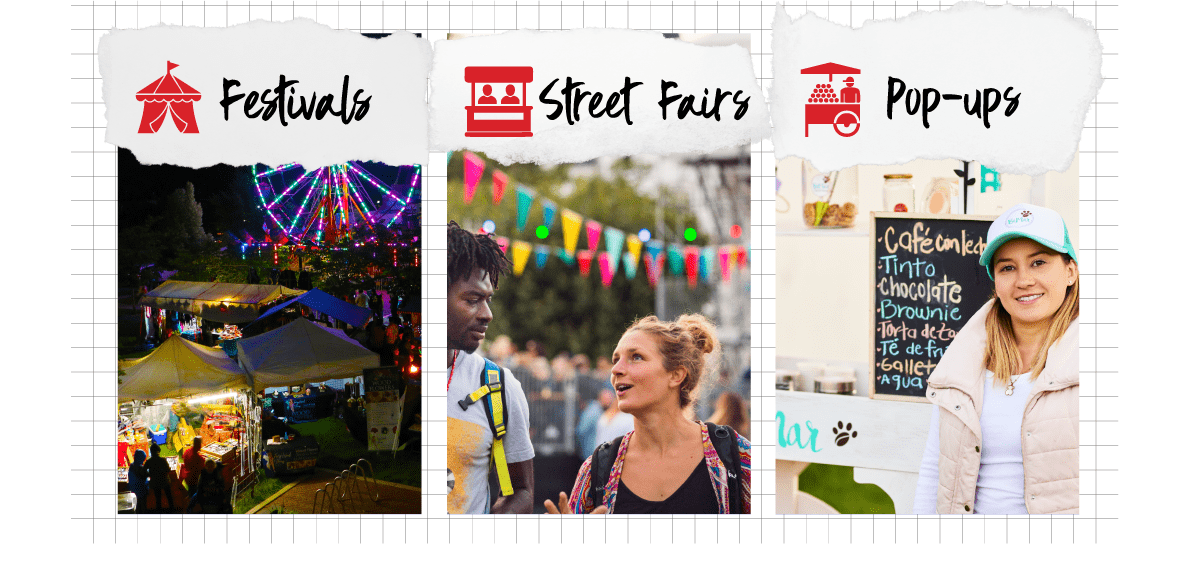 Festivals, Street Fairs, and Pop-Ups