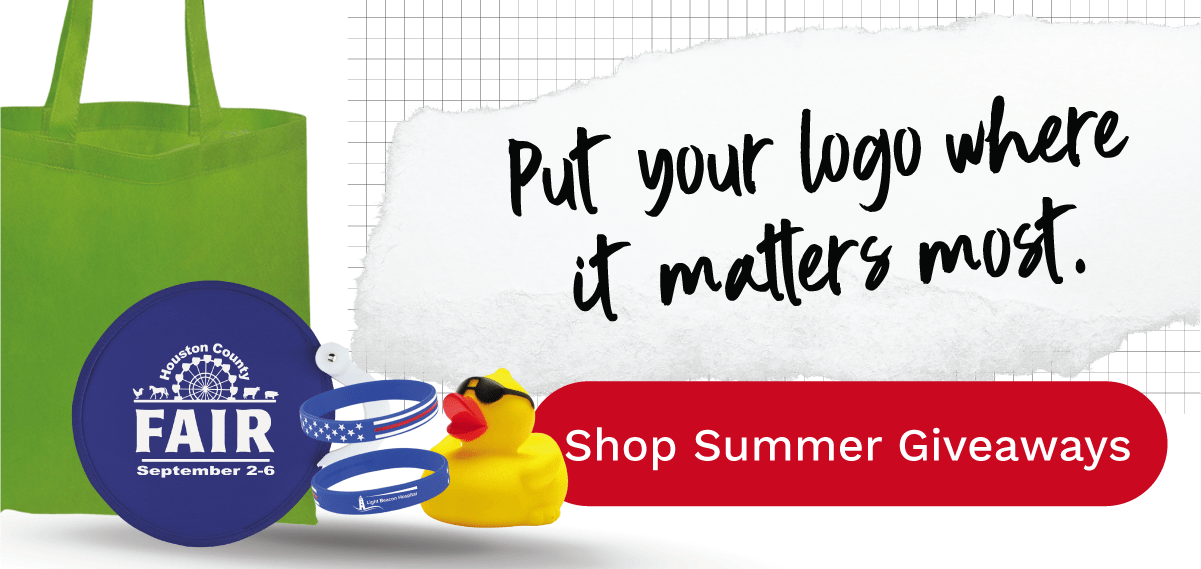 Add Your Logo to Summer Giveaway Items