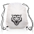 Custom Classic Polyester Drawstring Bags - White