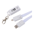 Custom 5-in-1 40W PD Charging Cable Lanyard - White 