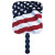 Custom Old Glory - Pictorial Fan - Front View