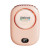 Custom 2000 mAh Portable Neck Fan with Adjustable Lanyard and Bracket - Pink