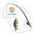 Custom Fish and Pole Shaped NoteKeeper Magnet 20 Mil - 3.79" x 3.87"