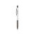 Custom Geometric Aluminum Ball Point Pens with Stylus - White Front View