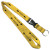 Custom 0.75" Lanyard with Detachable Buckle Release - Gold