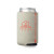 Custom Canvas Foam Can Coolers - Red