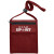 Custom Nylon Pouch with Front Zipper Pocket - Maroon