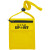 Custom Nylon Pouch with Front Zipper Pocket - Yellow