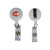 Custom Retractable Badge Reel Holder with Belt Clip - White