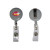 Custom Retractable Badge Reel Holder with Belt Clip - Gray