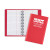 Custom Wire-O Tally Book Junior - Red
