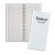 Custom Wire-O Flexible Tally Book - White