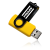 Custom 8GB Swivel USB Drives - Yellow