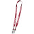 Custom 0.75" USA Made Double Ended Dye-Sub Lanyard - Maroon