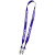 Custom 0.75" USA Made Double Ended Dye-Sub Lanyard - Royal Blue