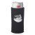 Custom Collapsible Slim Can Coolers - Black