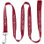 Custom 72"L RPET Eco-friendly Pet Leash with Carabiner - Maroon
