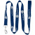 Custom 72" L Durable Pet Leash with Metal Carabiner - Navy