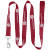 Custom 72" L Durable Pet Leash with Metal Carabiner - Maroon