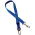 Custom Adjustable Pet Safety Polyester Seatbelt Leash - Blue