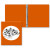 Custom 1" Classic Round Ring Binder - Orange