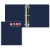 Custom 2 1/2" Express Round Ring Binder - Navy Blue