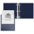 Custom 3" Overlay Round Ring Binder - Blank - Navy Blue
