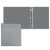Custom 2" Overlay Angle D Ring Binder - Blank - Gray