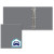 Custom 2 1/2" Classic Angle D Ring Binder - Gray