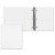 Custom 2 1/2" Overlay Angle D Ring Binder - Blank - White