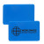 Custom Translucent Vinyl Side Opening Card Holders - Translucent Dark Blue