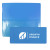 Custom Certificate of Deposit Holder - Bright Blue 