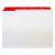 Custom 8260 Index Tabs - Red