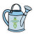 Custom Watering Can Shaped NoteKeeper Magnet 35 Mil 