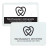 Custom Side Opening Card Holders - White
