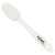 Custom Mini Silicone Spoon - White With White